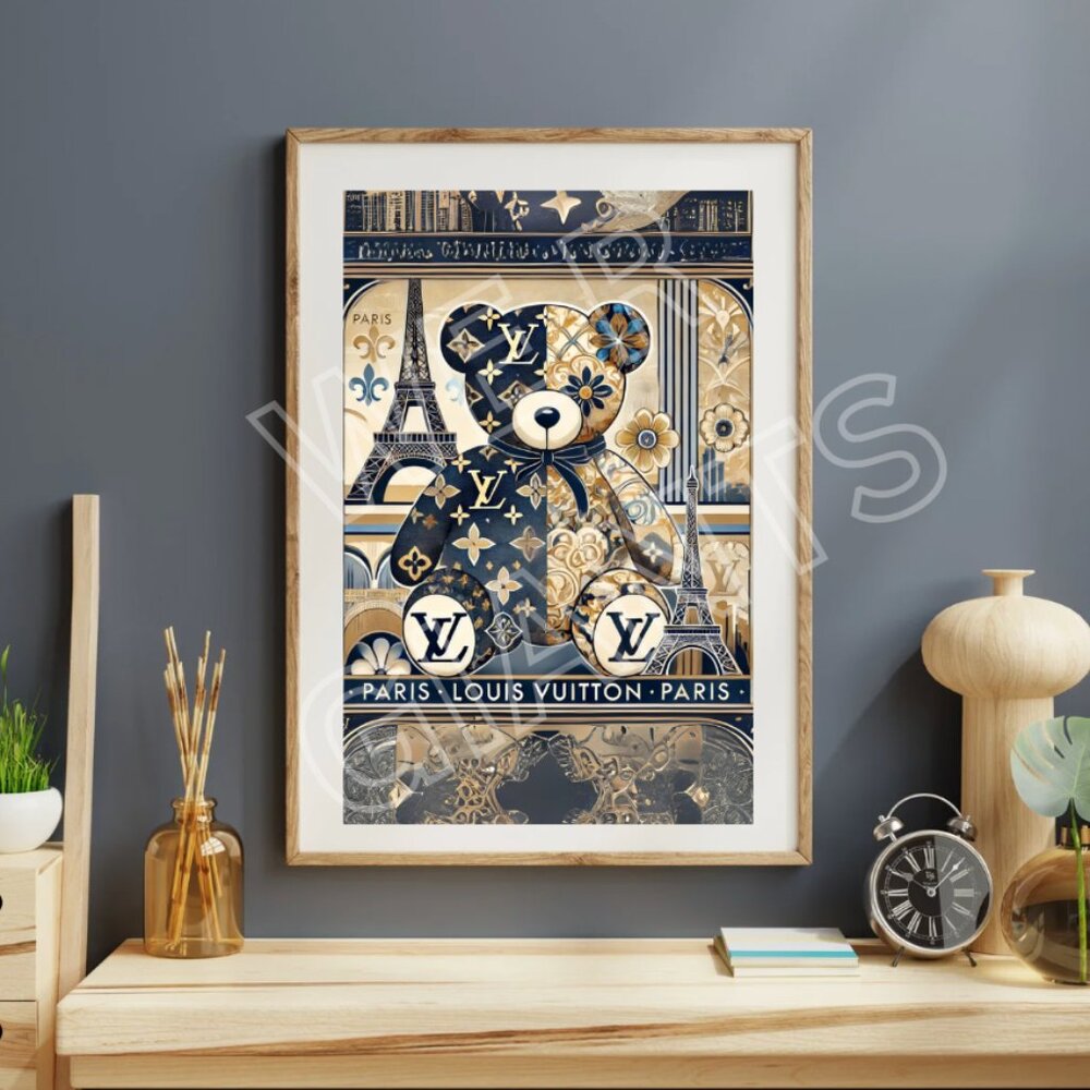 The Louis Vuitton Paris 11x17 Art Print is a luxurious and elegant piece that ad